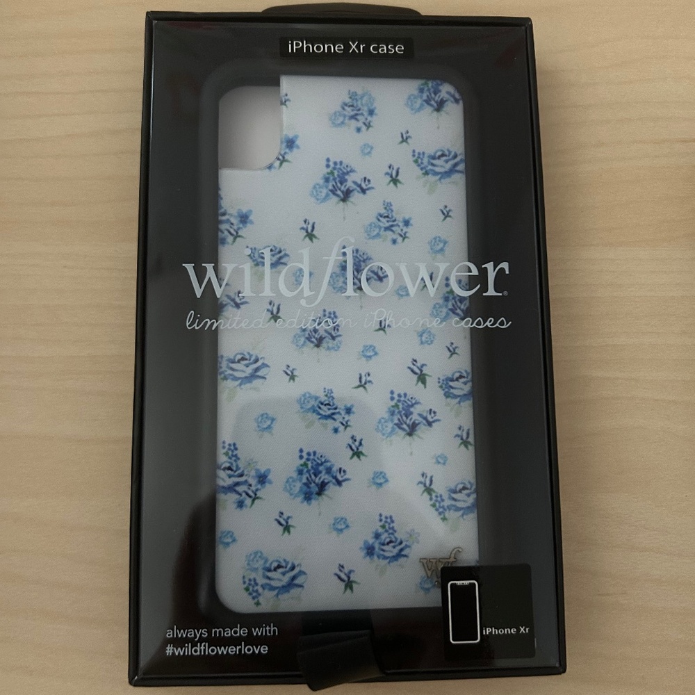 Blue Floral Wildflower Case